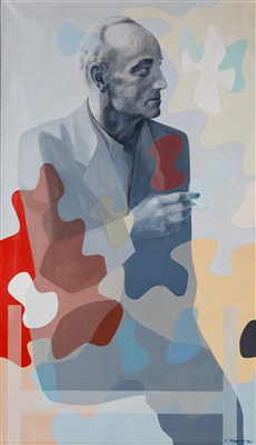 Portret W. Strzemińskiego - Stefan Krygier - 1982