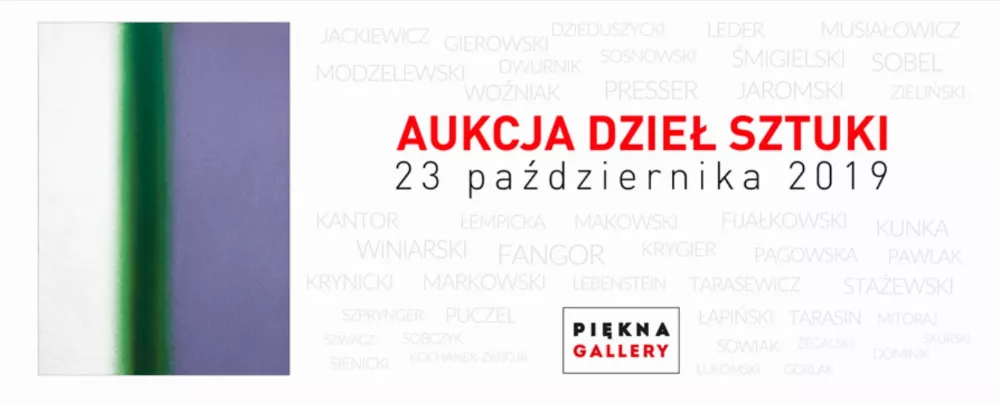 AUKCJA DZIEŁ SZTUKI 2019